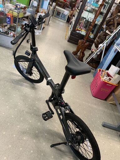 ◎電動アシスト折りたたみ自転車　ENDRAGWAY　CarbonAge　20インチ　カーボンブラック　充電用アダプタ付き◎