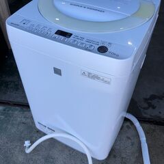 SHARP 全自動洗濯機 ES-G7E3-KW 7㎏ 2016年...