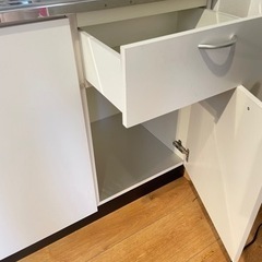 決まりました】キッチンユニット 台所 電気温水器 シンク 蛇口 丸ごと 収納