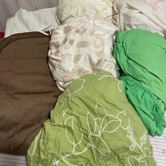 寝具カバーセット　ダブルベッド用　ボックスシーツ　ベッドパッド　...