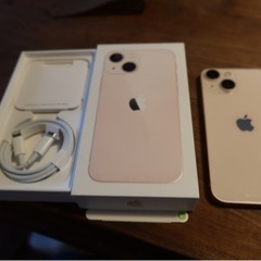 美品 iphone13mini 128GB ピンク