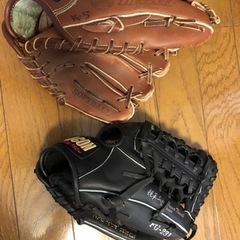 グローブ2つの画像
