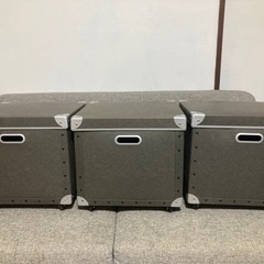 【お譲り先決まりました】無印良品　硬質パルプボックス　フタ、キャ...