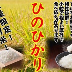 令和４年産新米ひのひかり　数量限定！