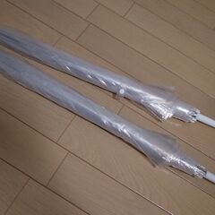 細め小さめビニール傘2本/50～54cm/中古