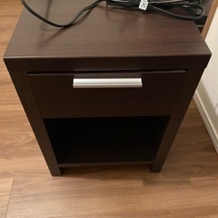 ISSEIKI ROIS-2 34 NIGHT TABLE (DBR) 一生紀 ロイス 34 ナイトテーブル(ダークブラウン)の画像