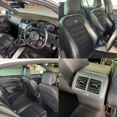 VW GOLF R MK7/禁煙内外美車/機関良好/歴無/RPF1/BC車高調/黒革/ドラレコ/ダウンパイプ/ゴーストⅡ/バブリングECUの画像