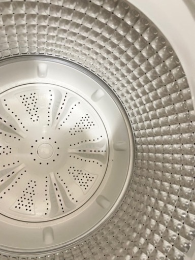 冷蔵庫もセットにできます☆完動品 2019年製造 洗濯機 5.5kg 46L 取扱説明書付き 高濃度洗浄機能搭載 ハイアール全自動電気洗濯機 JW-C55D Haier 動作確認済み
