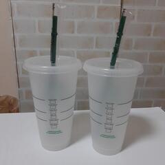 海外限定　リユーザブルカップ　新品未使用　2個の画像