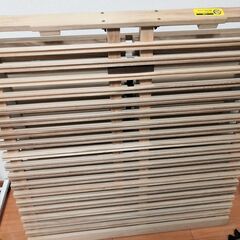 すのこベッド　みやび格子　折りたたみ シングル