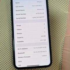 iphone xs 64gb SIMフリー値下げしましたの画像