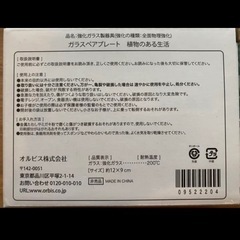 【美品】オルビス  非売品 ガラスプレート 小皿の画像