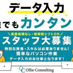 【土日積極採用★週3×5h～・リモートワーク有！】《入力スタッフ...