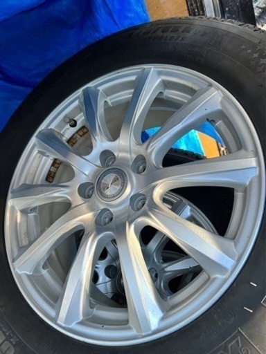 27日まで！225/65R17 ミシュラン スタッドレスタイヤ アルミホイール付き ハリアー CX-5 ヴァンガード アウトバック RAV4 CR-V