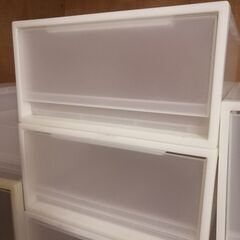 【無印良品】PP ポリプロピレンクローゼットケース 2点 