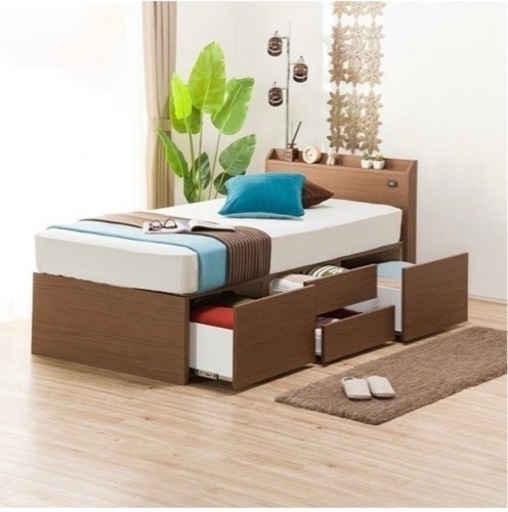 ベッドフレーム（シングル）［ニトリ］