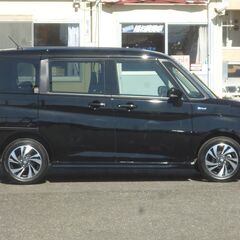 家で買える！R３年ソリオバンデッドHV！人気の黒！８インチナビ前後ドラレコ！両側パワースライドドア！衝突軽減装置！エアロ！国定駅４キロor伊勢崎駅７キロor前橋駅13キロの画像