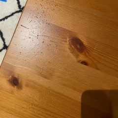 IKEA ダイニングテーブル & 椅子一脚の画像