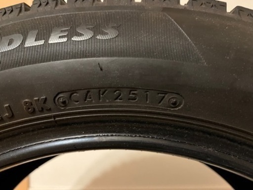 【パンク修理なし】スタッドレス205/55R15 ブリザック VRX2