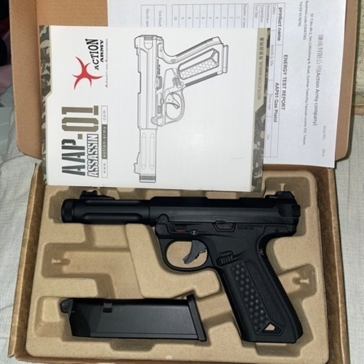 アサシン　ガスガン　美品　AAP01 ルガー　Action army モデルガン