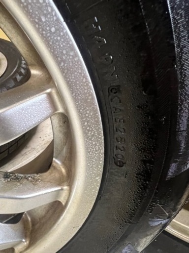ブリヂストン　VRX2 バリ溝　8-9分　1シーズン　20年製　195/65r15 プリウスなど