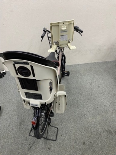人気度高い車種　美品　パナソニックギュットアニーズ　20インチ　子供乗せ電動自転車　シート付きお買い得