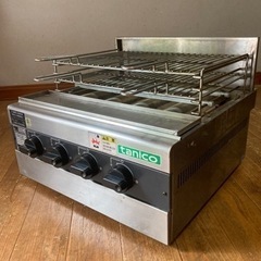 tanico TMS-TIG-4 タニコー ガス赤外線グリラー 下火式 都市ガス 焼き台 1997年製 業務用 店舗 厨房 飲食店 動作確認済み