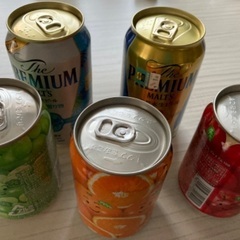 premiumビールとジュース