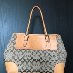 COACH シグネチャー　大きめ　トートバッグ