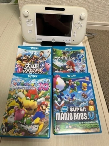 コントローラー・ソフト4個付き！Nintendo Wii U
