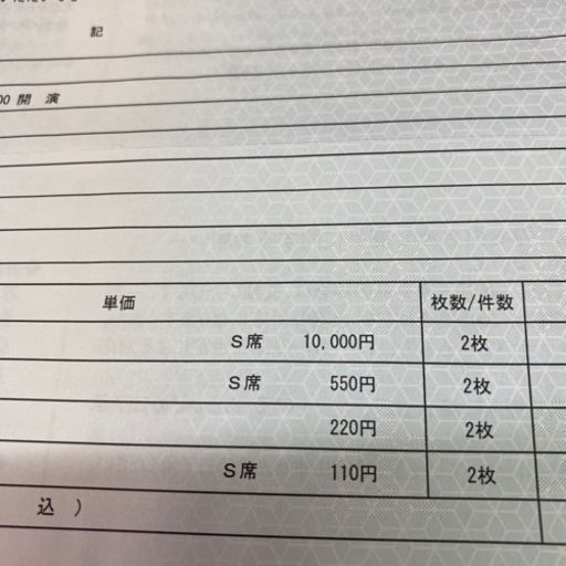 小田和正沖縄アリーナs席連番2枚