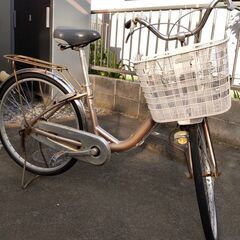 ママチャリ　24インチ　自転車　