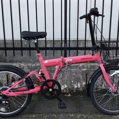 折りたたみ自転車 20インチ シマノ 6段変速ギア おしゃれ