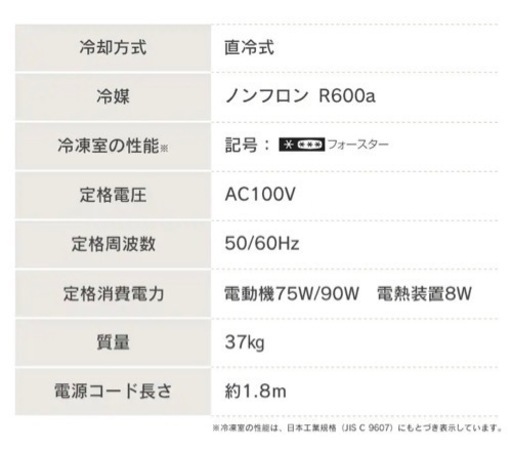【美品】130L アイリスオーヤマ 冷凍 冷蔵庫 PRR-142D