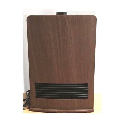 [山善] セラミックファンヒーター 1200W 小型 木目 DF-J121(BM) 電気ストーブ