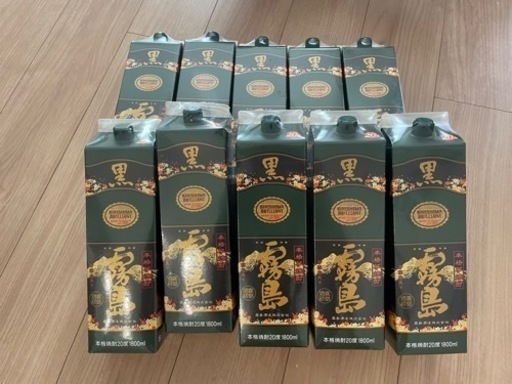 【未開封】黒霧島20度　1800ML 10本セット