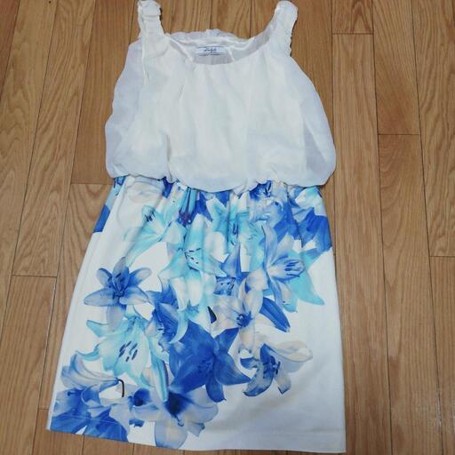 シフォンミニドレス
