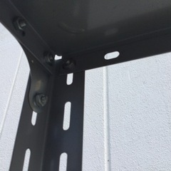 ■配達可■スチール棚　スチールラック　幅80.5 奥行41　高180.5 分解して運搬可 の画像