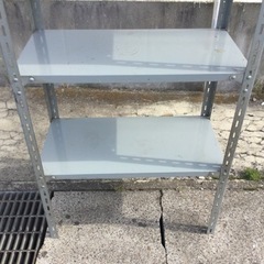 ■配達可■スチール棚　スチールラック　幅80.5 奥行41　高180.5 分解して運搬可 の画像