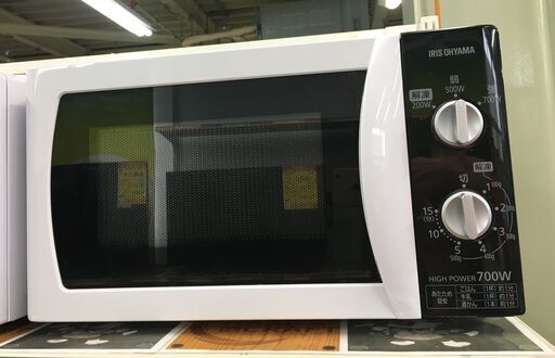 アイリス 電子レンジ IMB-T171-6 中古品 ターンテーブル 2017年