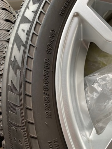 【中古】BMWX3スタッドレスタイヤ&ホイール4本セット