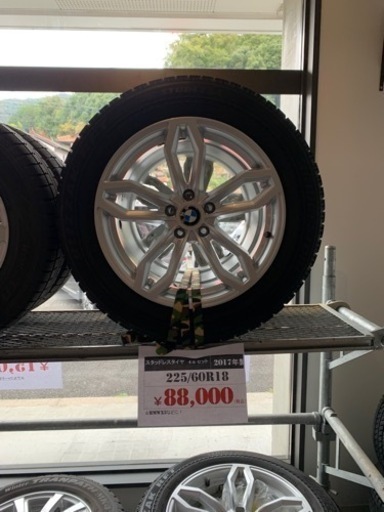 【中古】BMWX3スタッドレスタイヤ&ホイール4本セット