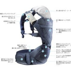 ベビーアムールの抱っこ紐・ヒップシート6way》の画像