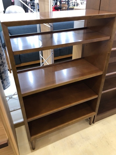 シェルフ　カリモク　ブラウン