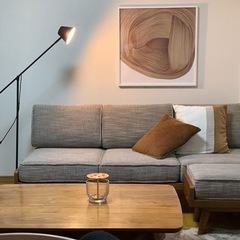 unico ALBERO アルベロ 3シーター 3人掛けソファ オットマン