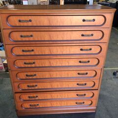 8段チェスト ／木製たんす J10123