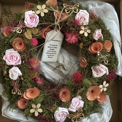造花のリース