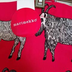 marimekko ファブリックバッグ タグ付き山羊柄の画像