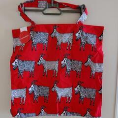 marimekko ファブリックバッグ タグ付き山羊柄の画像