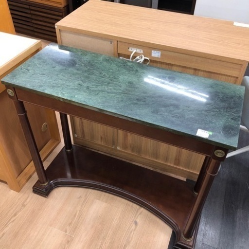 コンソールデーブル ブラウン×グリーン【トレファク上福岡】